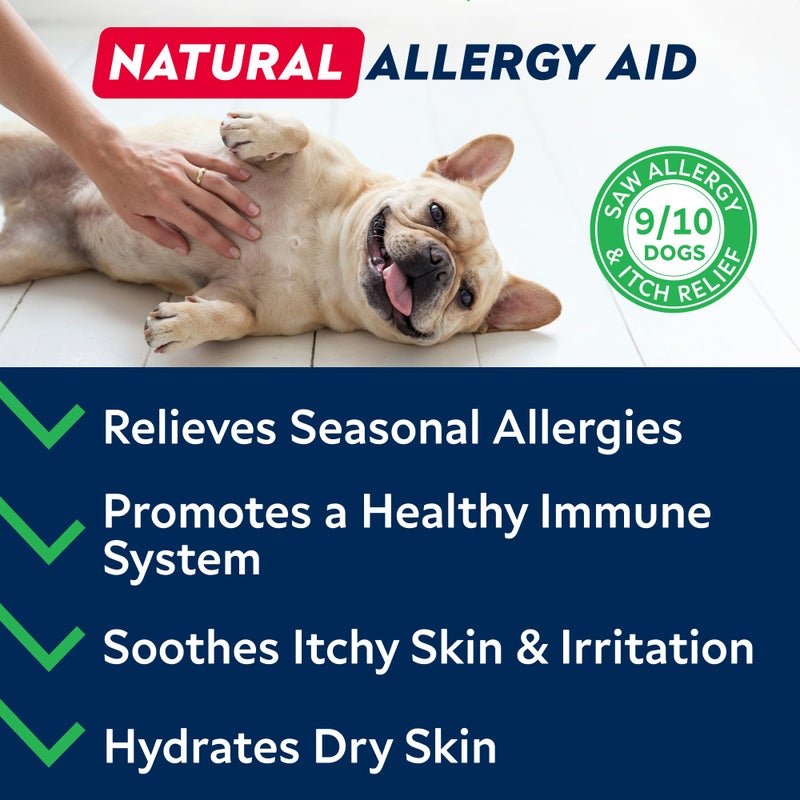StrellaLab Dog Allergy Relief & Anti Itch Support Chews w/Omega 3: Real Ingredients, Real Taste! Skin & Coat Immune Supplement w/Fish Oil, Pumpkin & Enzymes â€” Developed by Experts - Made in USA -120Ct - Image 2